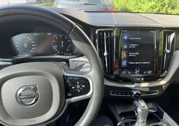Volvo XC 60 cena 139999 przebieg: 38000, rok produkcji 2020 z Tarnów małe 154